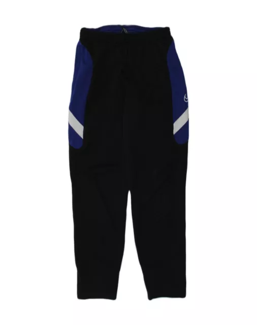 Pantaloni tuta NIKE ragazzi Dri Fit 12-13 anni grandi neri blocco colore AB04