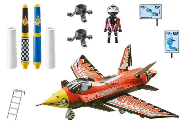 PLAYMOBIL 70832 AIR Stuntshow Düsen-Jet Eagle Speed Stunt-Avion Jouet ...