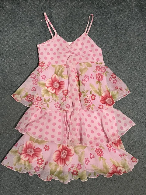 Girls Clothes Bundle Age 6-7 Years Pink Hanky Hem & Frill Dresses Layered Skirt 4