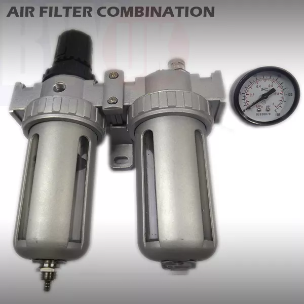 Air Filter Combination Regulator Lubricator Compressor Air Tools Water Trap TY21