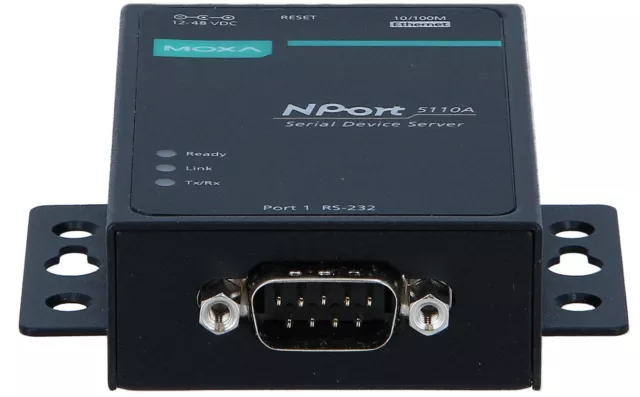 Moxa - NPORT 5110A - Nport device server 12-48Vdc - 1-Port - SNMP