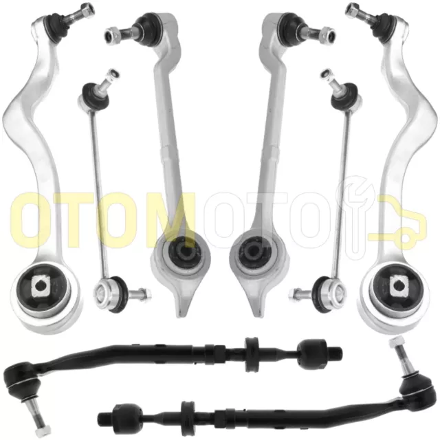 Bmw 5 E39 Triangle Bras De Suspension Rotule Biellette Barre Stab Av Avant 8 Pcs