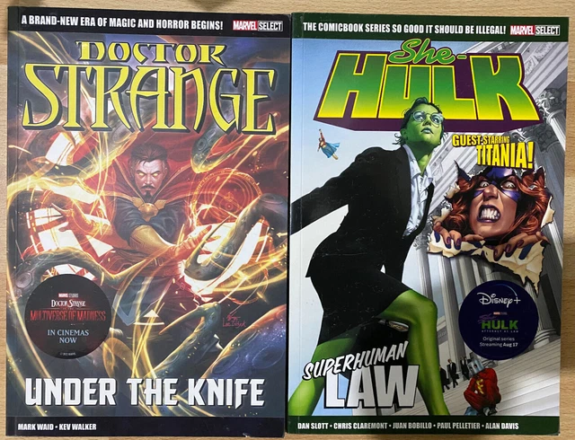 She-Hulk + Doctor Strange bundle Paperback TPB Graphic Novel Marvel Comics