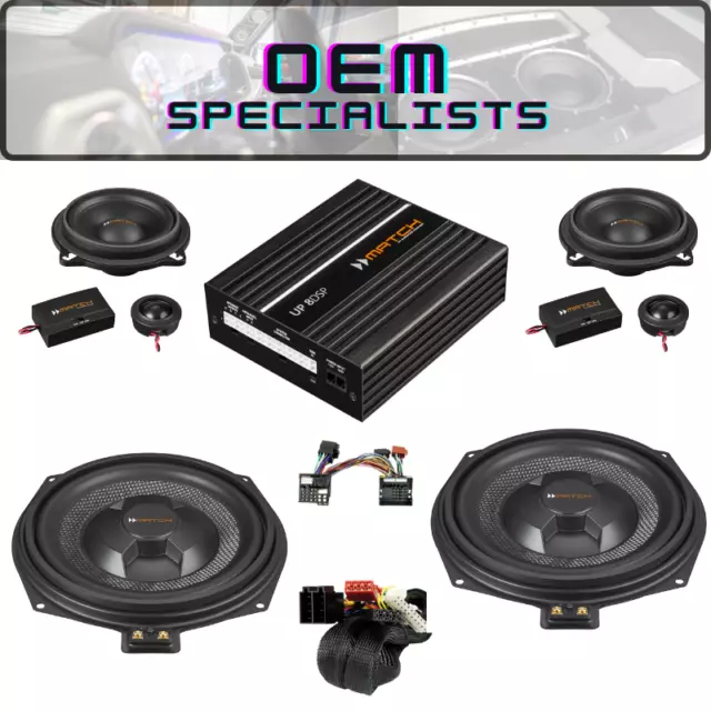 Match Base auf HiFi DSP Level 1 & Lautsprecher Upgrade Paket BMW X1
