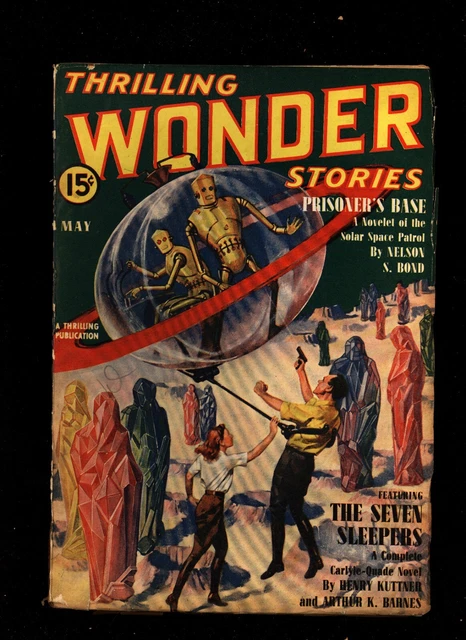 Thrilling Wonder Stories 2 "The Seven Sleepers " May 1940 Pulp