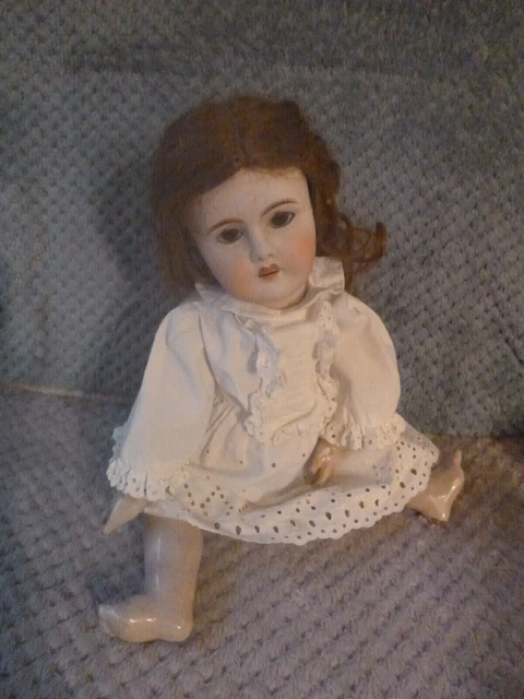 poupée Ancienne tête LEON PRIEUR Limoges parfait état 2