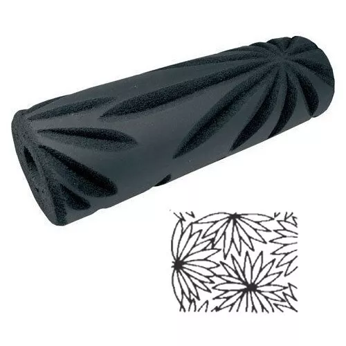 Kraft DW183 Decorative Texture Roller, Poinsettia