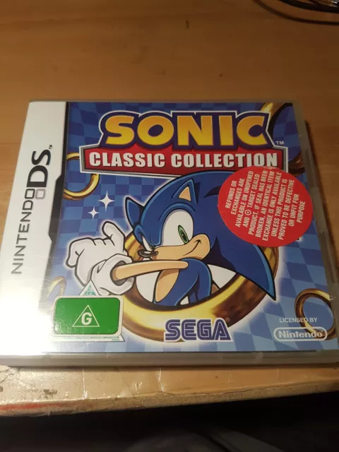 Sonic Classic Collection (Nintendo DS) Original Case & Manual