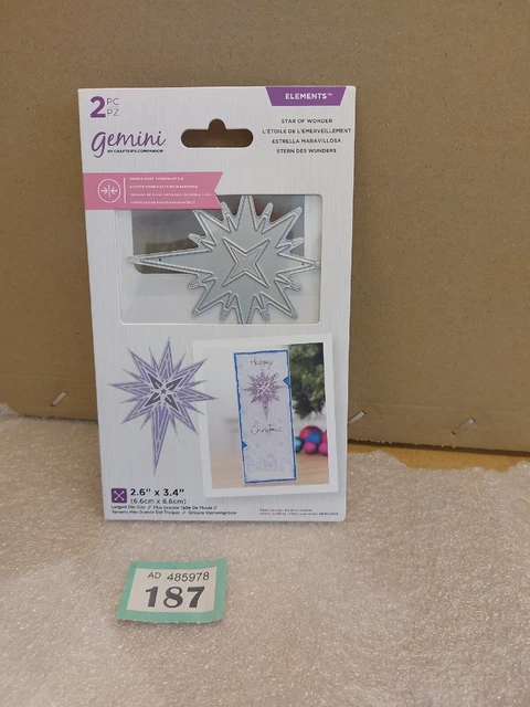 GEMINI BY CRAFTERS Companion , Double -sided papercraft die, Star Of ...