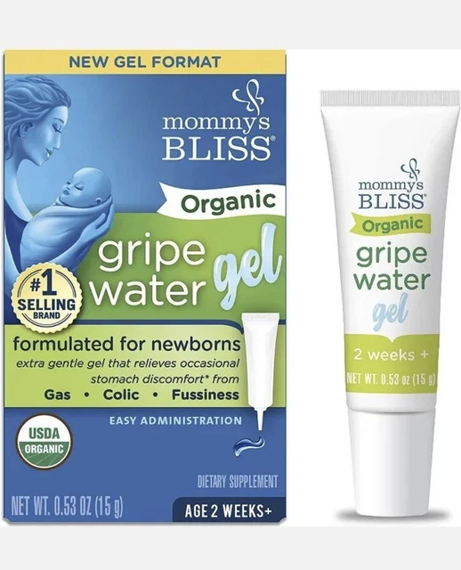 Mommy's Bliss - Gripe Water Gel Formulated for Newborns 0.53 fl oz EXP 03/23