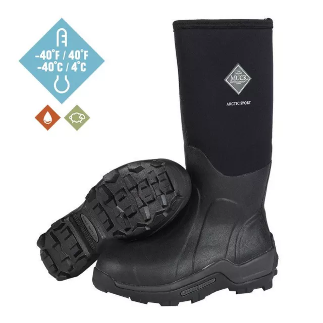 Muck Boots Arctic Sport High 100 % Waterproof, 5 mm Neoprenf., 2 mm Thermoschaum
