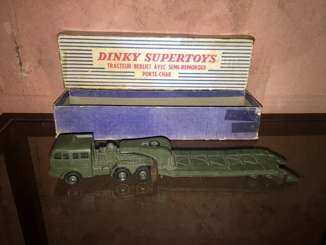 Boxed Dinky Supertoys 890 Tracteur Berliet Avec Semi Remorque Porte