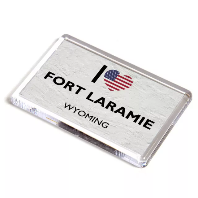 KÜHLSCHRANKMAGNET - I Love Fort Laramie, Wyoming - USA