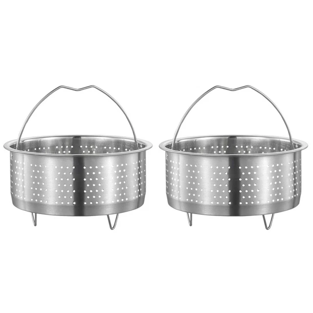 2 pz supporto a vapore cesto a vapore con manico in metallo portavapori cucina riso
