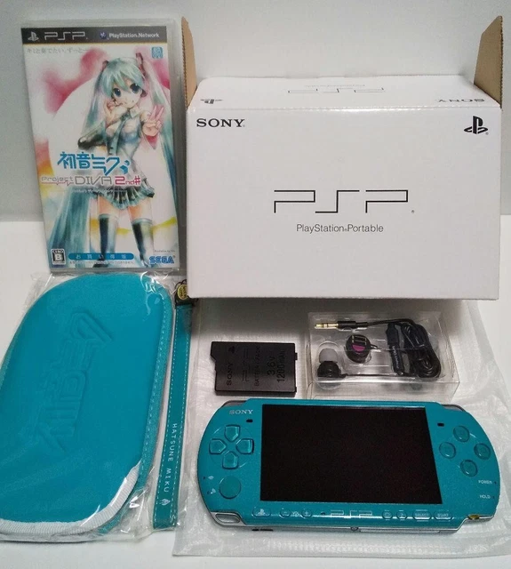 Sony PSP Hatsune Miku Project Diva 2nd Ippai Pack PSP-3000 Used