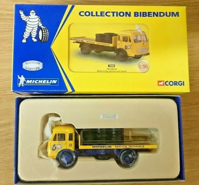 Corgi 72905 Bibendum Collection Michelin Simca Cargo Lorry & Tyre Load NEW
