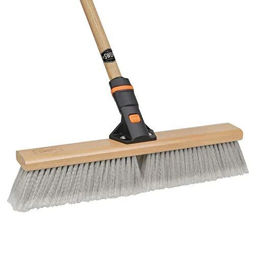 24” Premium Multi-Surface Push Broom Head — Cleaning Head Interchangeable