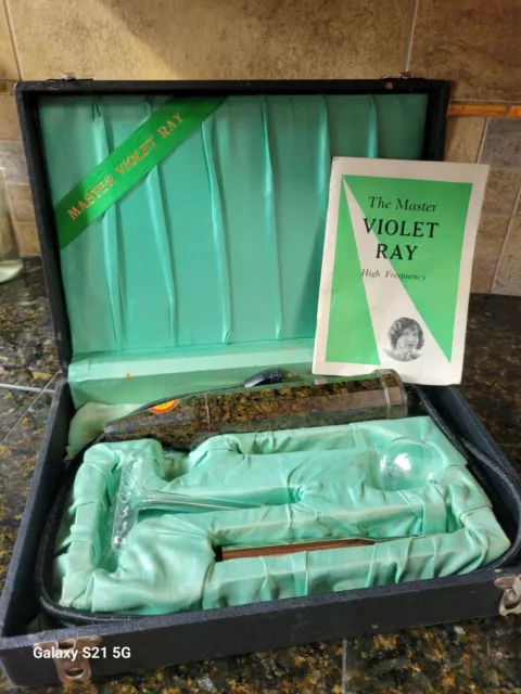 MEDICAL QUACKERY Quack Science Master Ray No 9 Violet Ray Machine WORKS 1930s