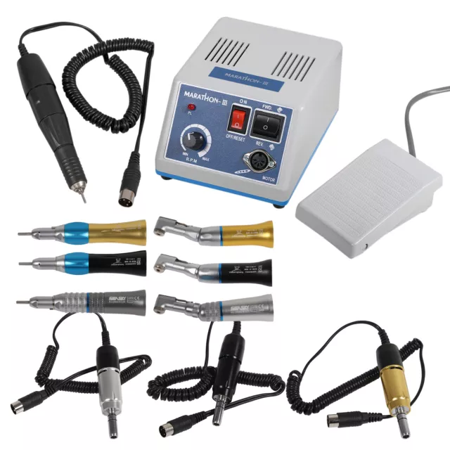 Dentaire Marathon 35K rpm Electric Micromotor N3/Contra Angle Straight Handpiece