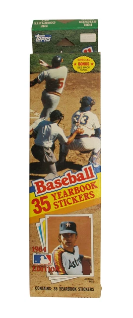 1984 MLB Yearbook Stickers 35 Stickers 33925