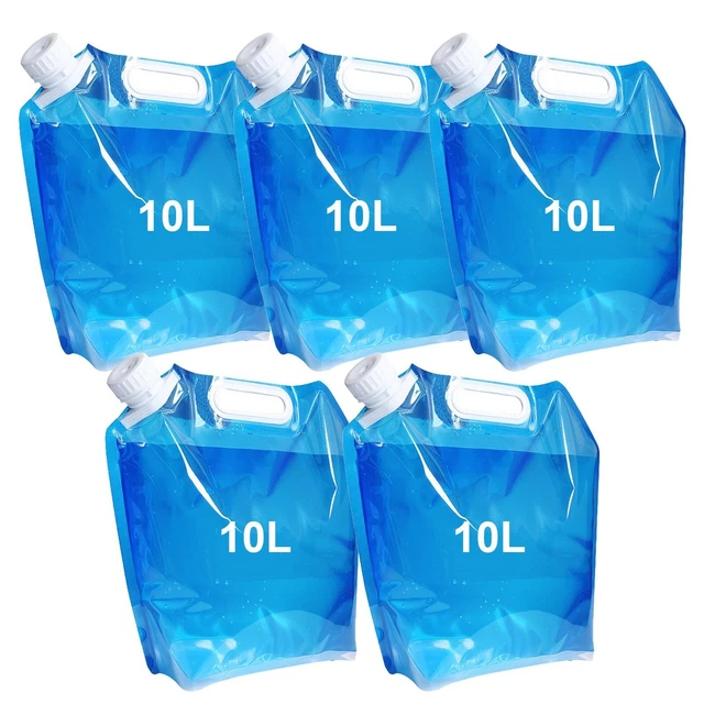 Sac conteneur d'eau pliable fiable et réutilisable adapté à de multiples util