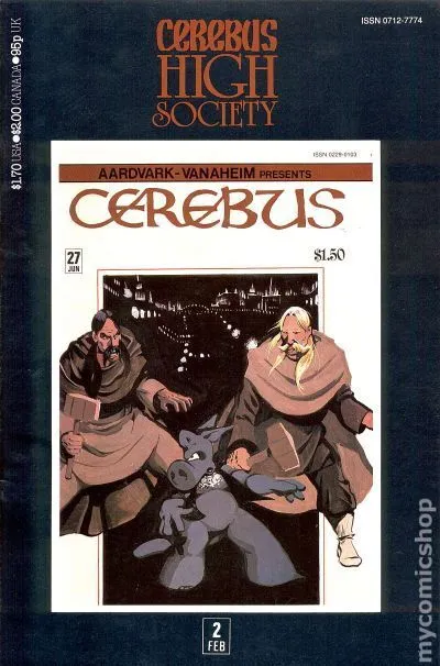Cerebus High Society #2 FN 1990 Stock Image