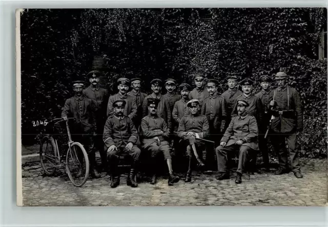 11096111 - Gruppenfoto, Fahrrad AK Uniform WK I 1916