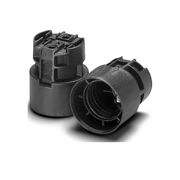 Montaggio Houben E27 109463 bianco portalampada attacco plastica