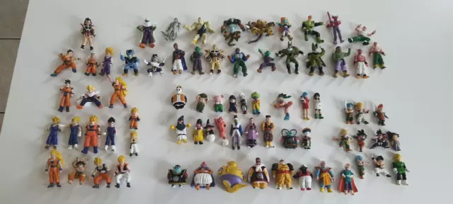 Lot de 74 Figurines AB Toys Dragon Ball ZAkira Toriyama Vintage DBZ, 1989