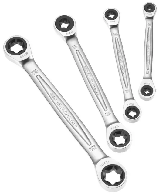 Facom 464TX.J4 4 Piece Ratcheting Torx Spanner Set E6-E24 Ratchet Wrench Set