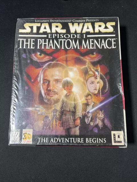 Star Wars - the phantom menace - Episode 1 - PC Game - Big Box - Sealed - New -