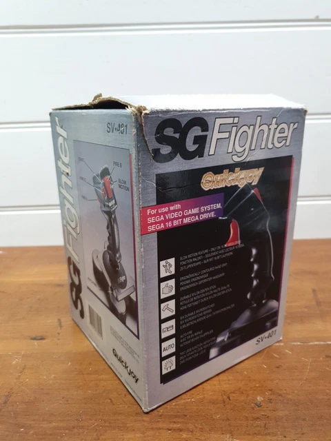Vintage - Quickjoy Arcade Hand Stick Controller RARE SG Fighter SEGA MEGA DRIVE