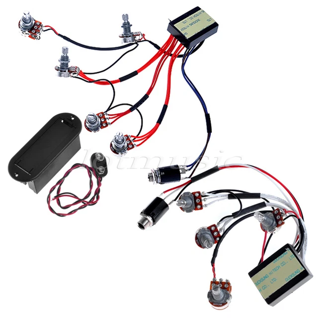 GUITAR ACTIVE EQB2T & EQB3T Preamp Circuit for Active Bass Pickup 34