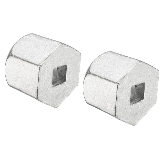 25x20mm Mano Rueda, 2 Paquete Aluminio Aleación Manija para Gas Cilindro, Plata