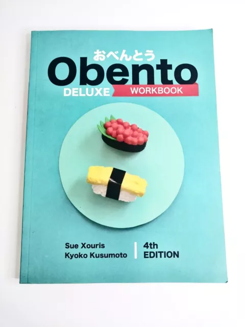Obento Deluxe Workbook 4th Edition Sue Xouris, Kyoko Kusumoto + CDs - UNUSED