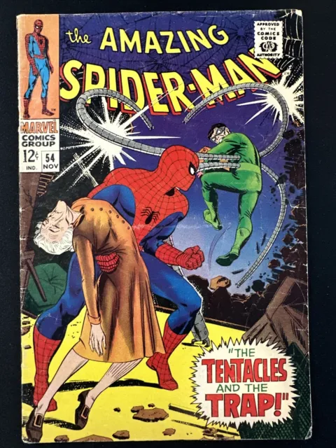 The Amazing Spider-Man #54 Marvel Comics 1st Print Vintage Silver Age 1967 G/VG