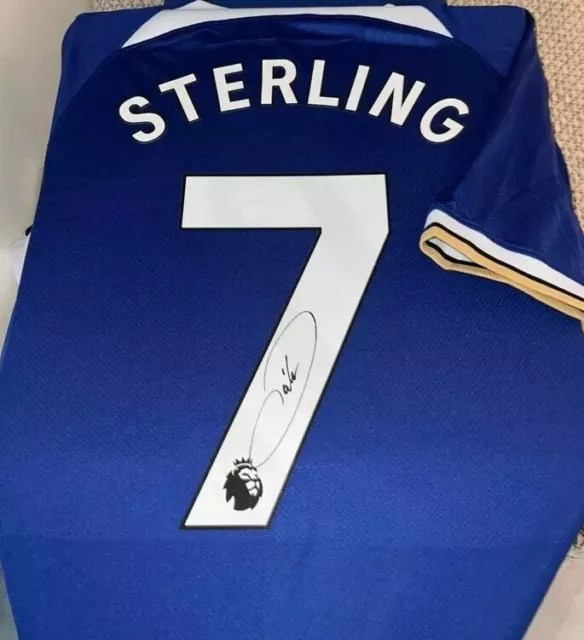 Raheen Sterling Signed Chelsea shirt With COA