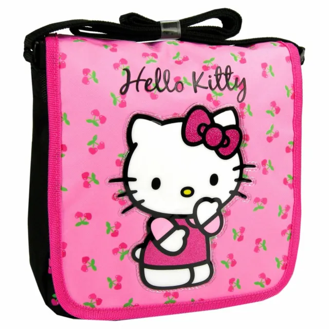 Hello Kitty Petit Sac Bandoulière Messager PINK / Noir