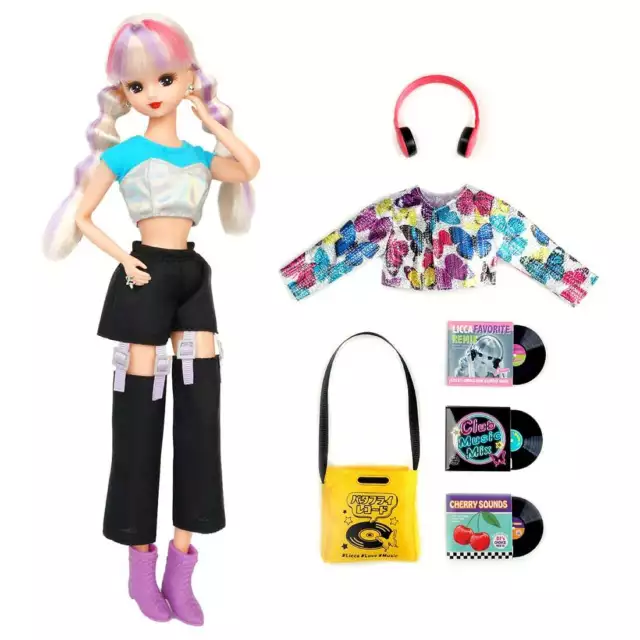 Takara Tomy Licca Chan -  Neon Butterfly - Dress up girl Doll Japan 2