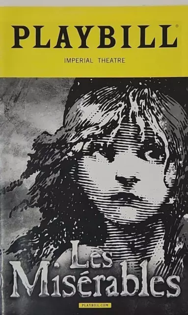 Broadway Playbill ~ Les Miserables ~ excellent condition ~ proceed to St. Jude's