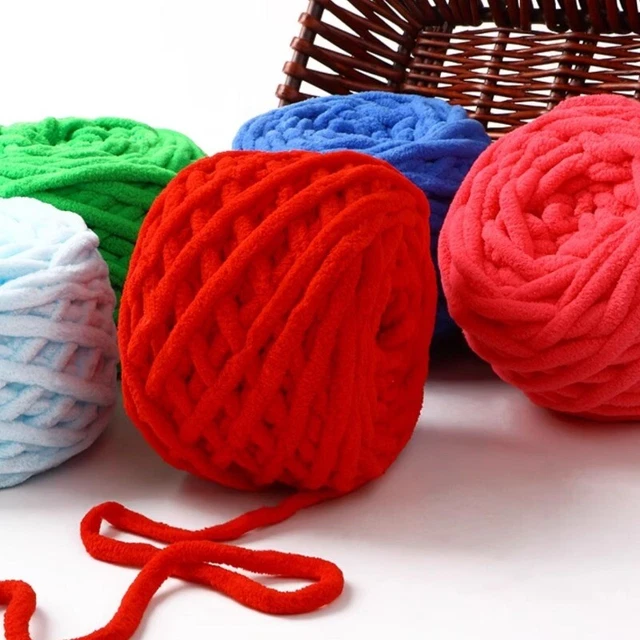 Super Soft Chunky Wool Gaint Yarn DIY Bulky Arm Knitting Roving Crocheting  Mat