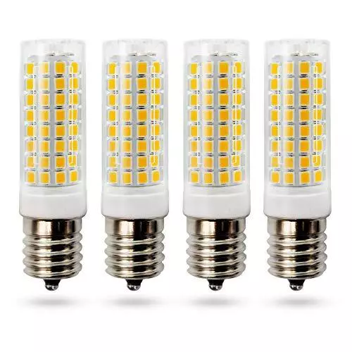 Yanhesen E17 Led Bulb Dimmable 8W Under Microwave Over Stove Light,Warm White