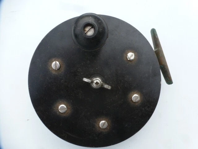 Ancien Moulinet De Pêche En Bakélite – Sans Marque – Vintage