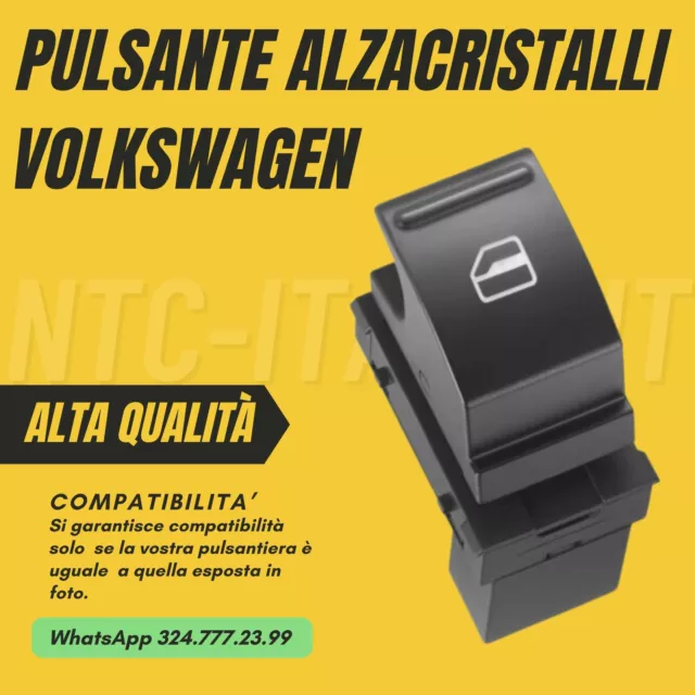 Interruttore Alzacristalli Pulsante 7l6959855b/. 6R0867255 Per Vw Seat