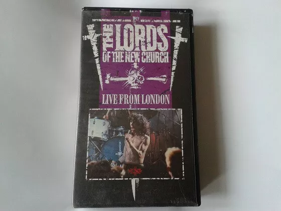 VHS K7 Video LORDS OF THE NEW CHURCH "Live from London"