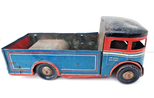 RARE COFFRET GMC les routier FJ france jouet ancien en tôle époque Joustra EUR 249,99 - PicClick FR