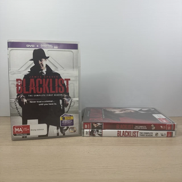 THE BLACKLIST SEASONS 1 2 3 DVD Region 2 4 5 James Spader TV Series ...