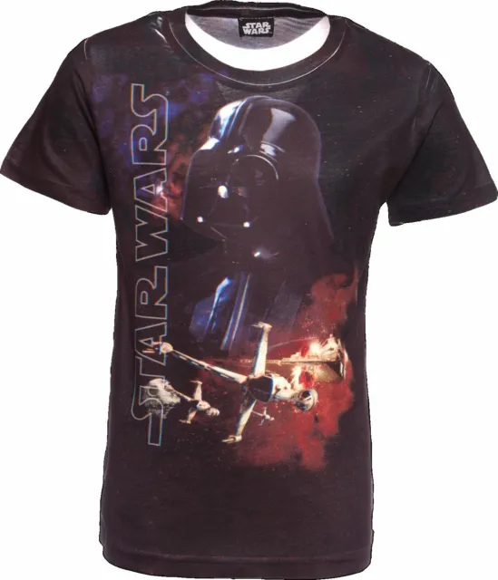 Star Wars 3D T-Shirt The Force Awakens Darth Vadar Età 3-4