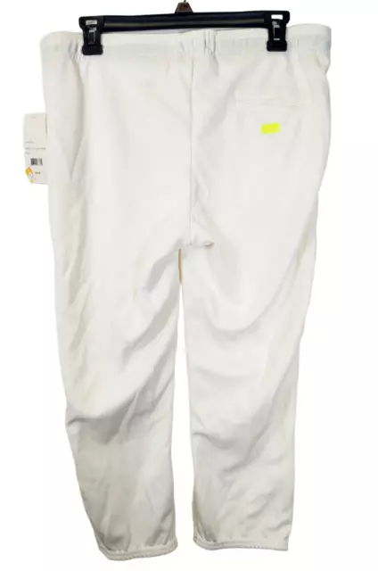 Soffe Fille de Softball Baseball Imprimé Ceinture Pantalon Blanc Jaune Zèbre