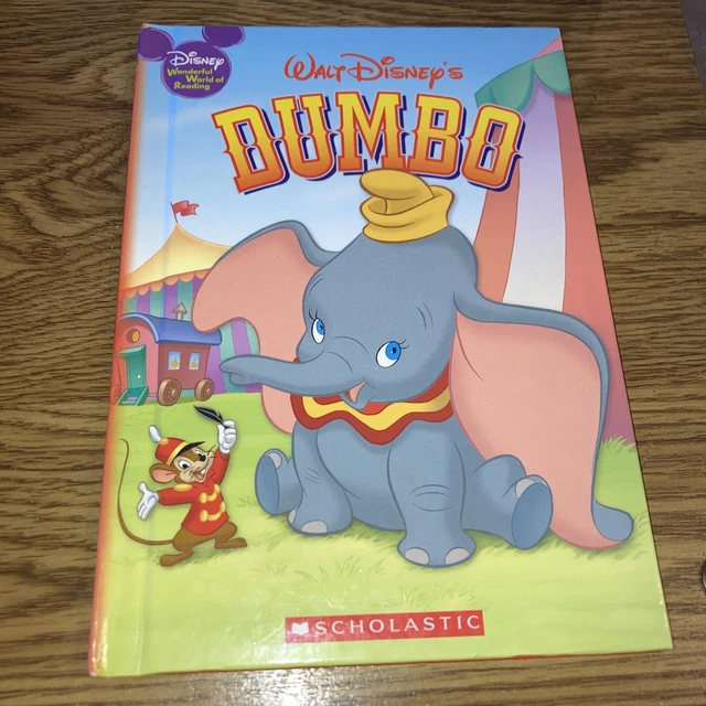 WALT DISNEY'S WONDERFUL World Of Reading DUMBO , Scholastic Hardcover ...